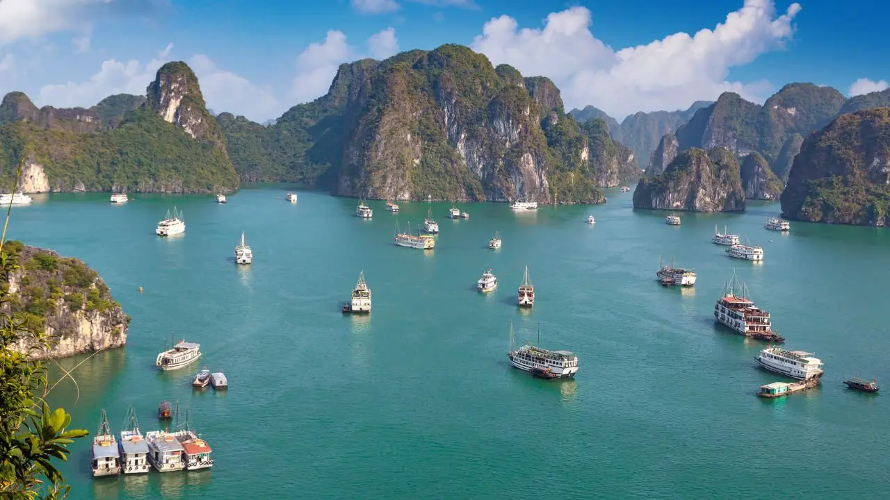 bahia de halong en vietnam
