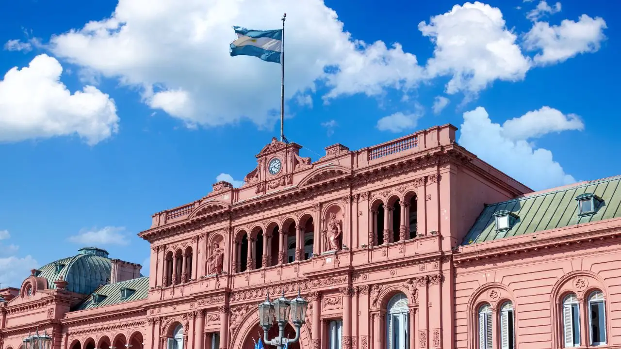 Museo de la casa rosada en Buenos Aires Argentina