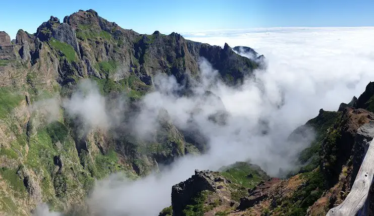 pico de arieiro en portugal