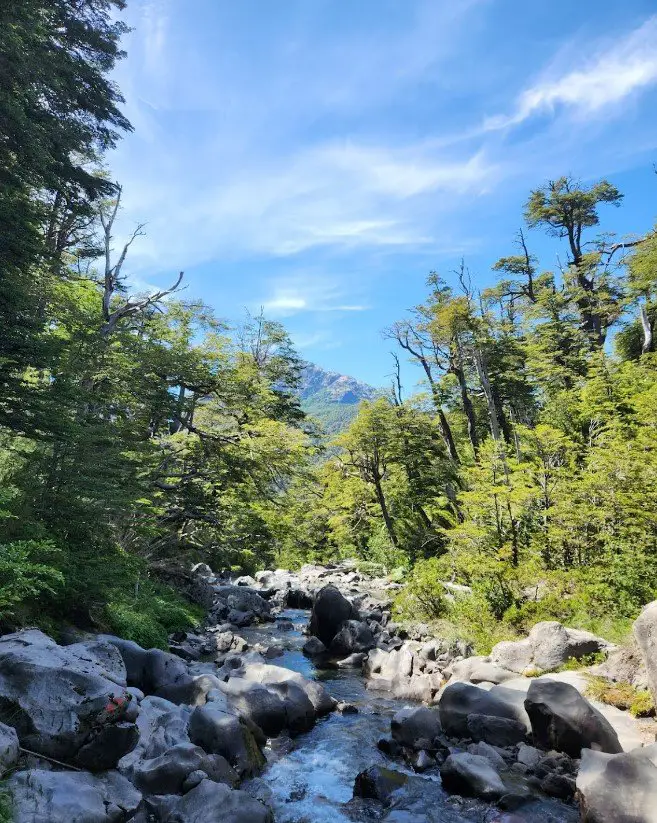 ruta a la cascada santa ana