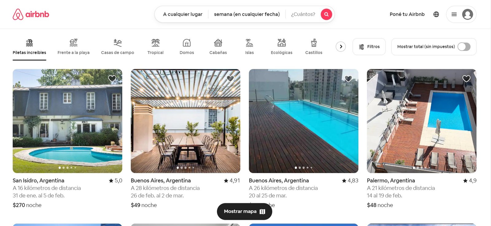 airbnb argentina