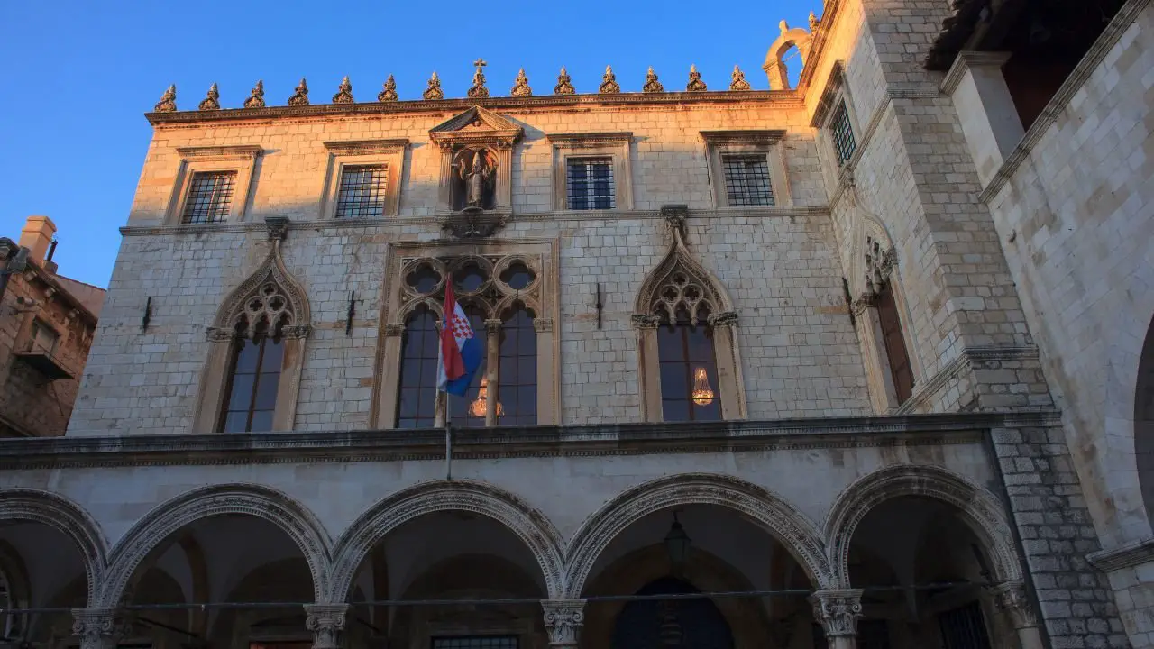 El Palacio Sponza en Dubrovnik