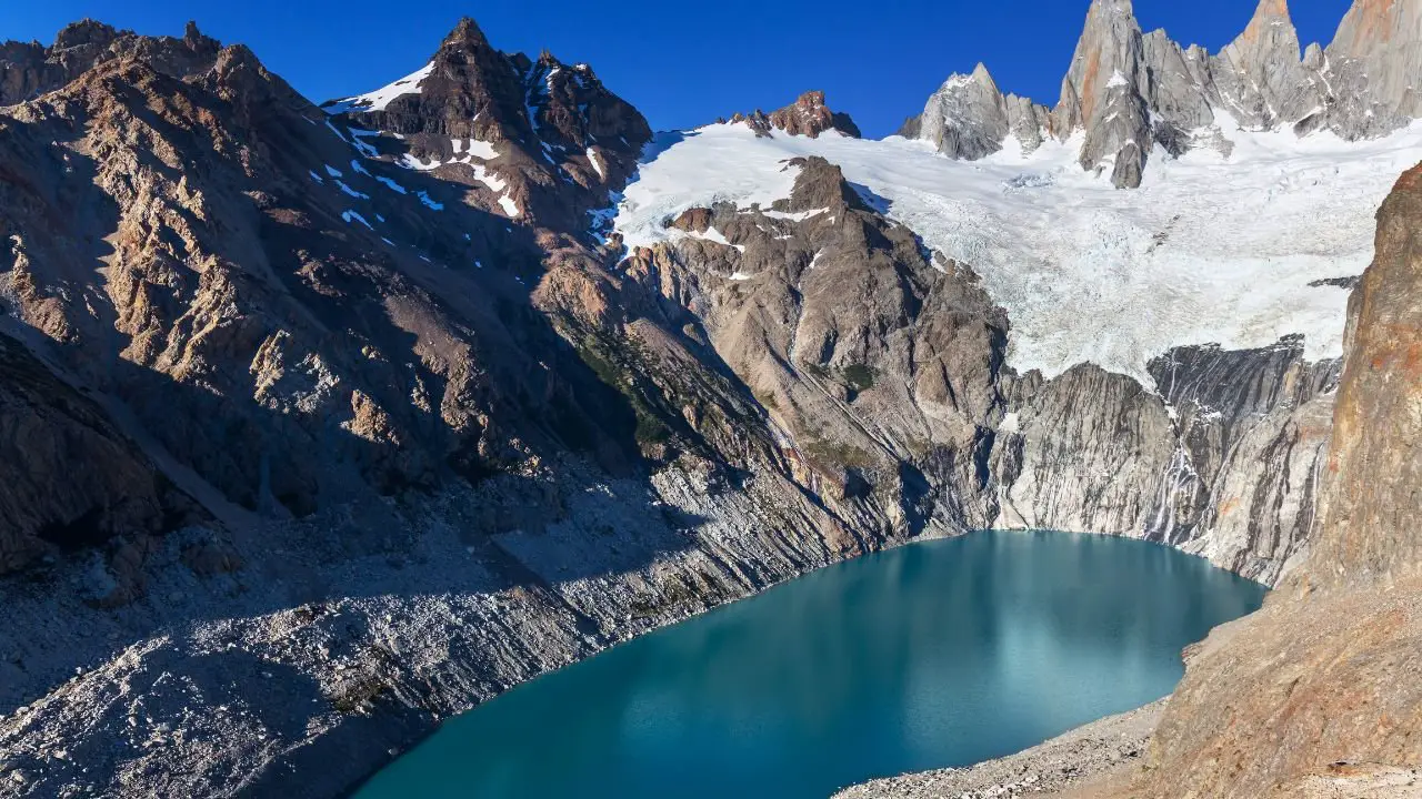 Monte Fitz Roy en el Parque Nacional Los Glaciares en Argentina