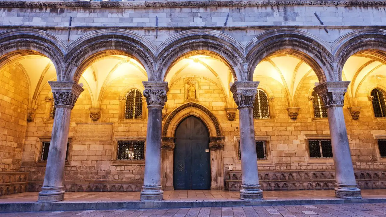 Palacio del rector en dubrovnik