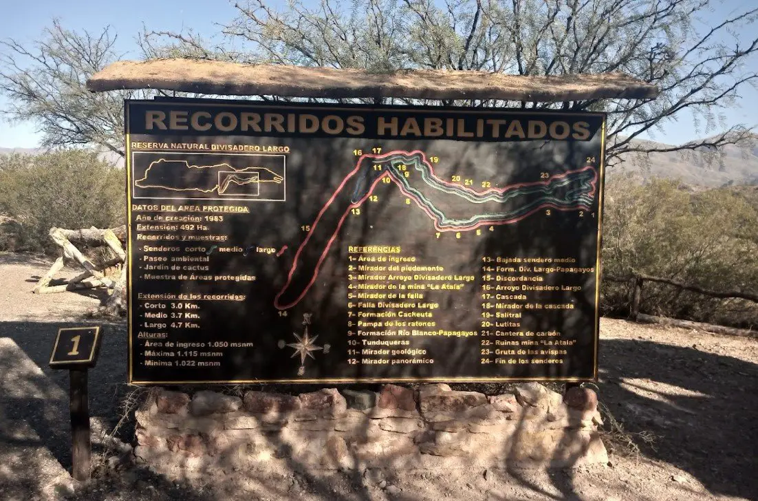 Recorridos en Reserva Natural Divisadero Largo de Mendoza