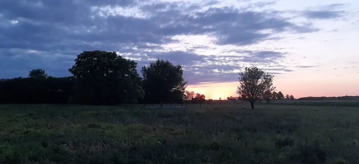 Hermosas vistas del atardecer en Berretta