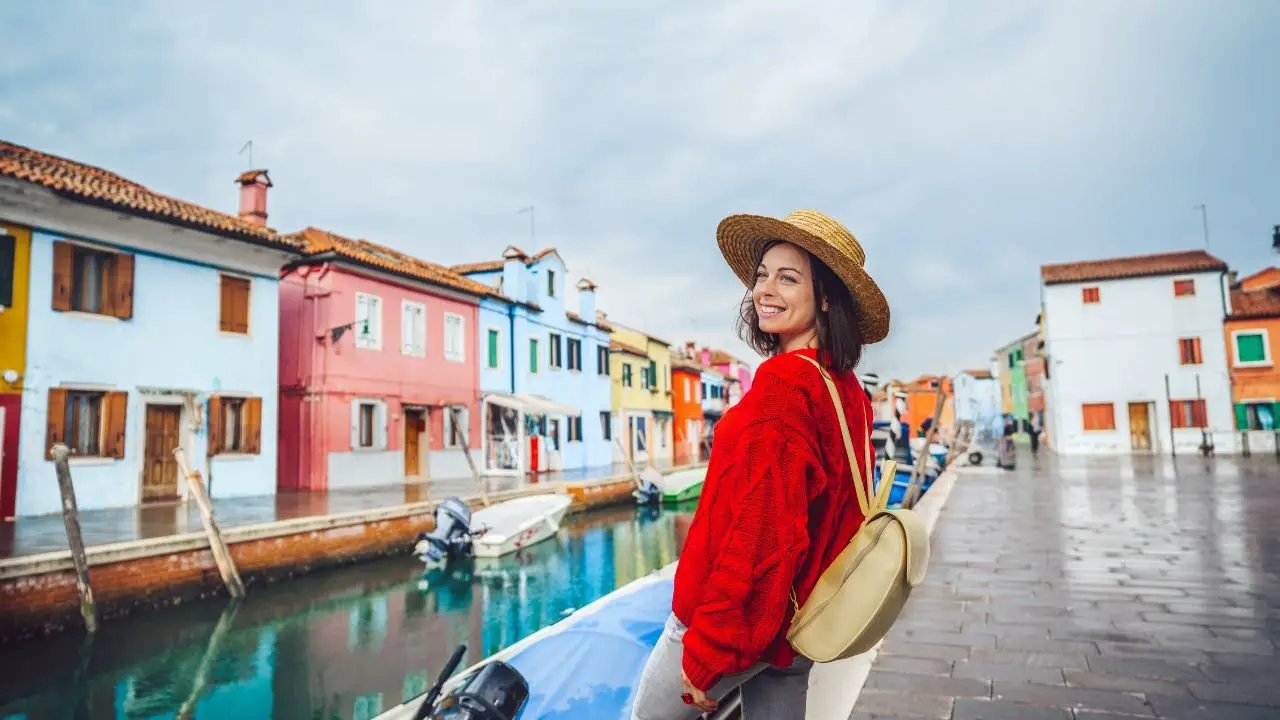 turismo en las calles de venecia