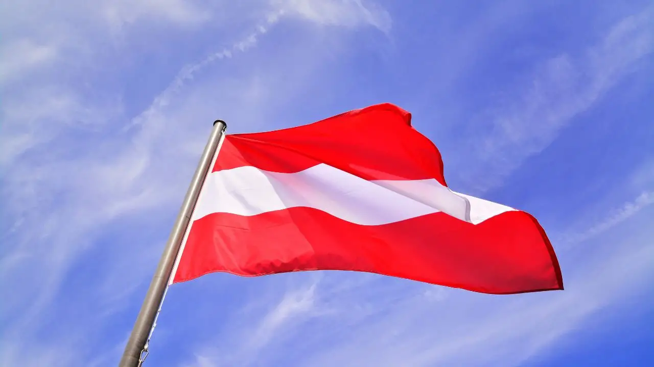 bandera de austria