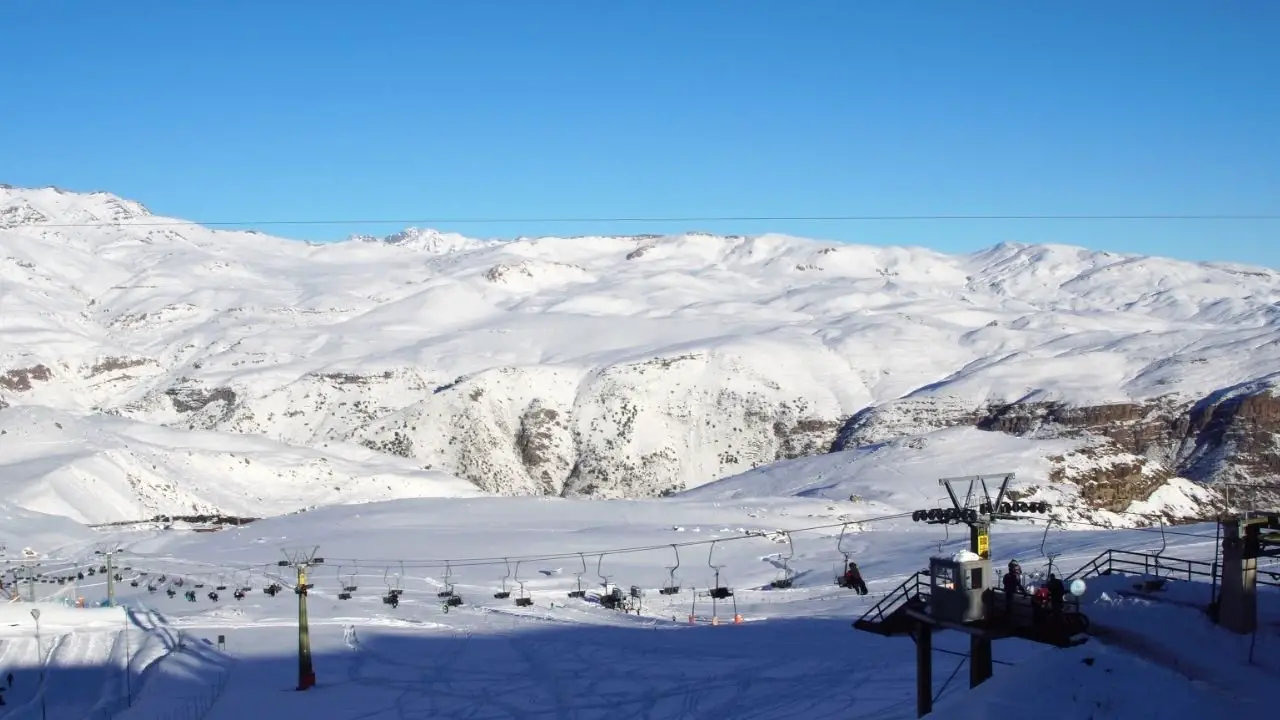 estacion de esqui en chile